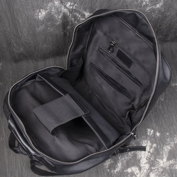 Men's Leather Handbag Large Capacity Travel Backpack