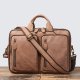 Men's Leather Backpack Large Capacity Travel Backpack