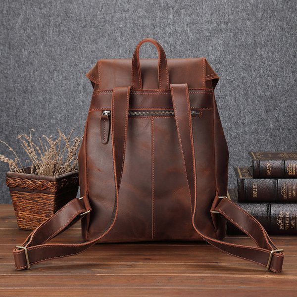 Men's Leather Large Capacity Leisure Travel Bag