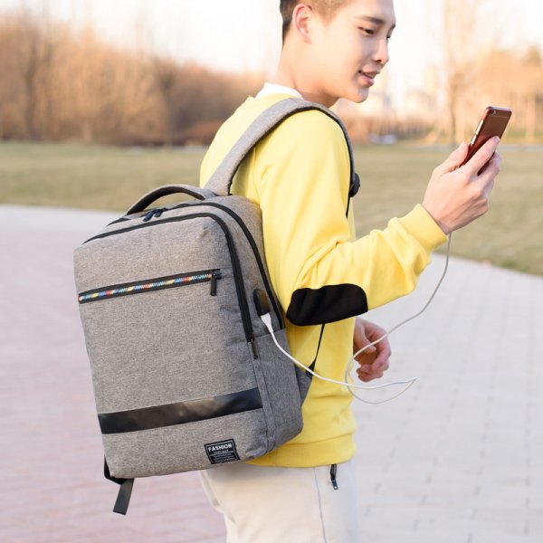 Business Travel Backpack With USB Headphone Jack Computer Bag