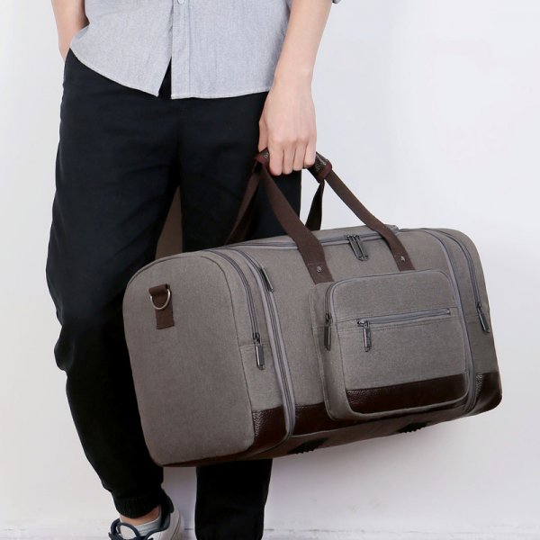 Travel Bag Large Capacity Canvas Hand Luggage Bag Men's Sports Bag Korean Gym Bag