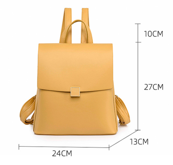 Soft Leather All-match Student Fashion Travel Bag